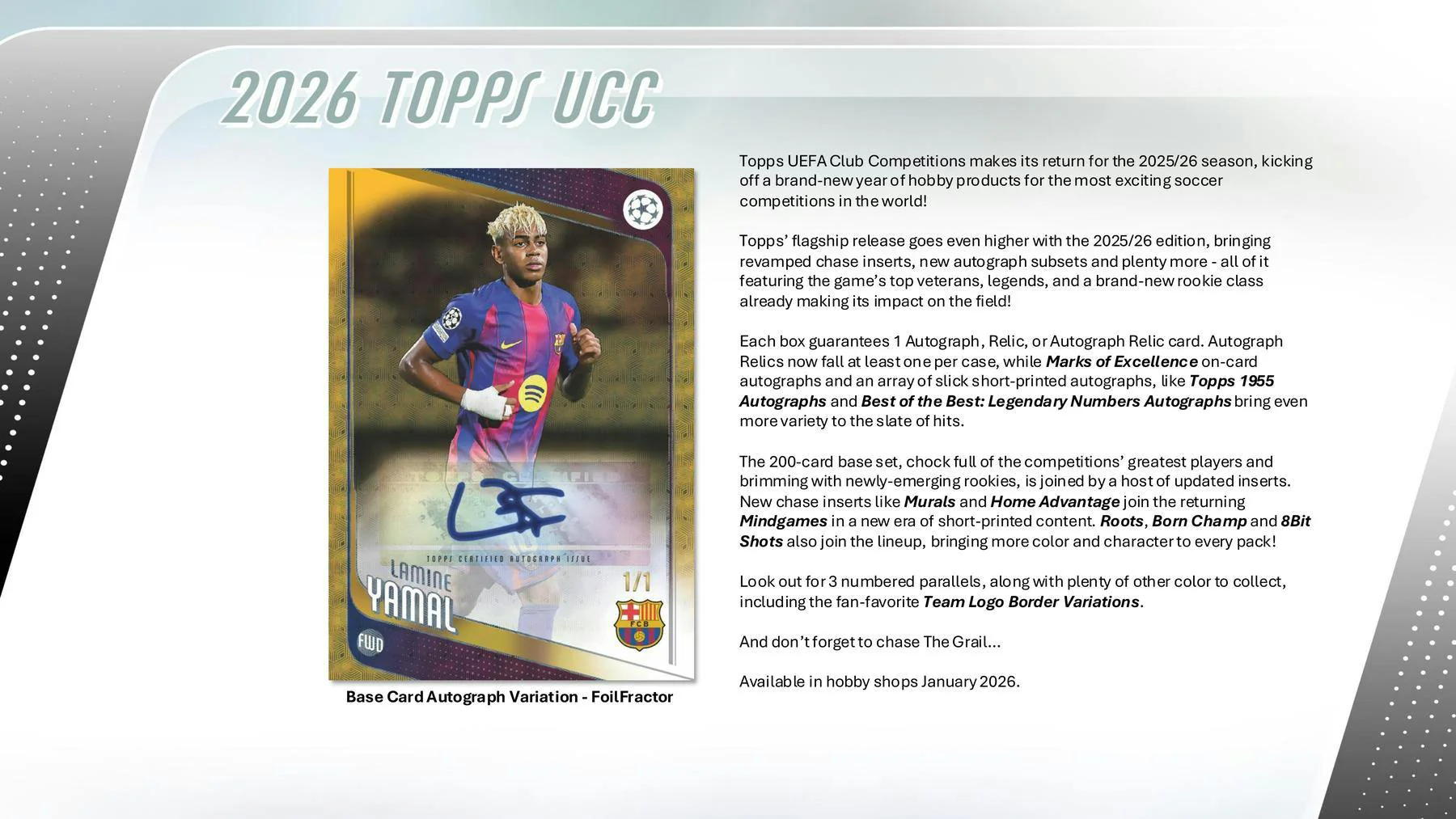 2025/26 Topps UEFA Club Competitions Soccer Hobby Box | Columbia Sports Cards - Image 3
