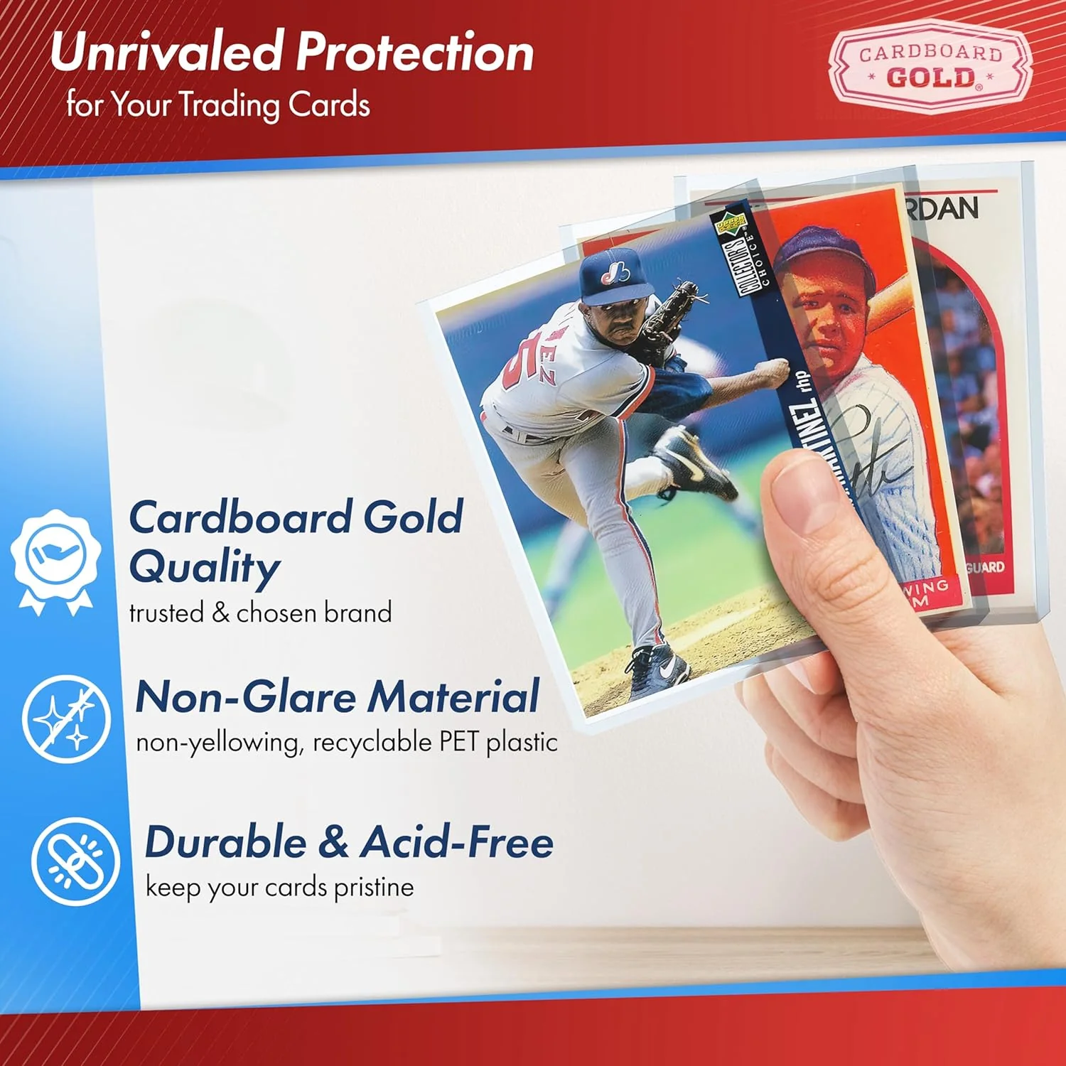 1000ct Case Regular Card Toploaders / Soft Sleeves Combo - 35pt - Image 3